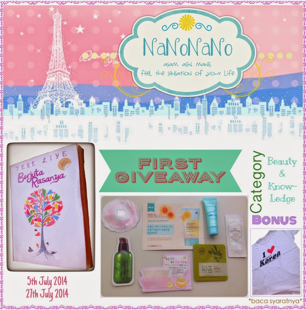 Giveaway Blog Ini - Juli 2014