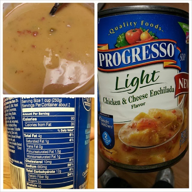Shannon's Lightening the Load Progresso Light Chicken & Cheese Enchilada