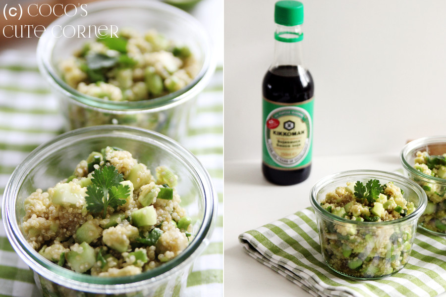 Coco�s Cute Corner Quinoa Salat mit Edamame, Gurke und Avocado