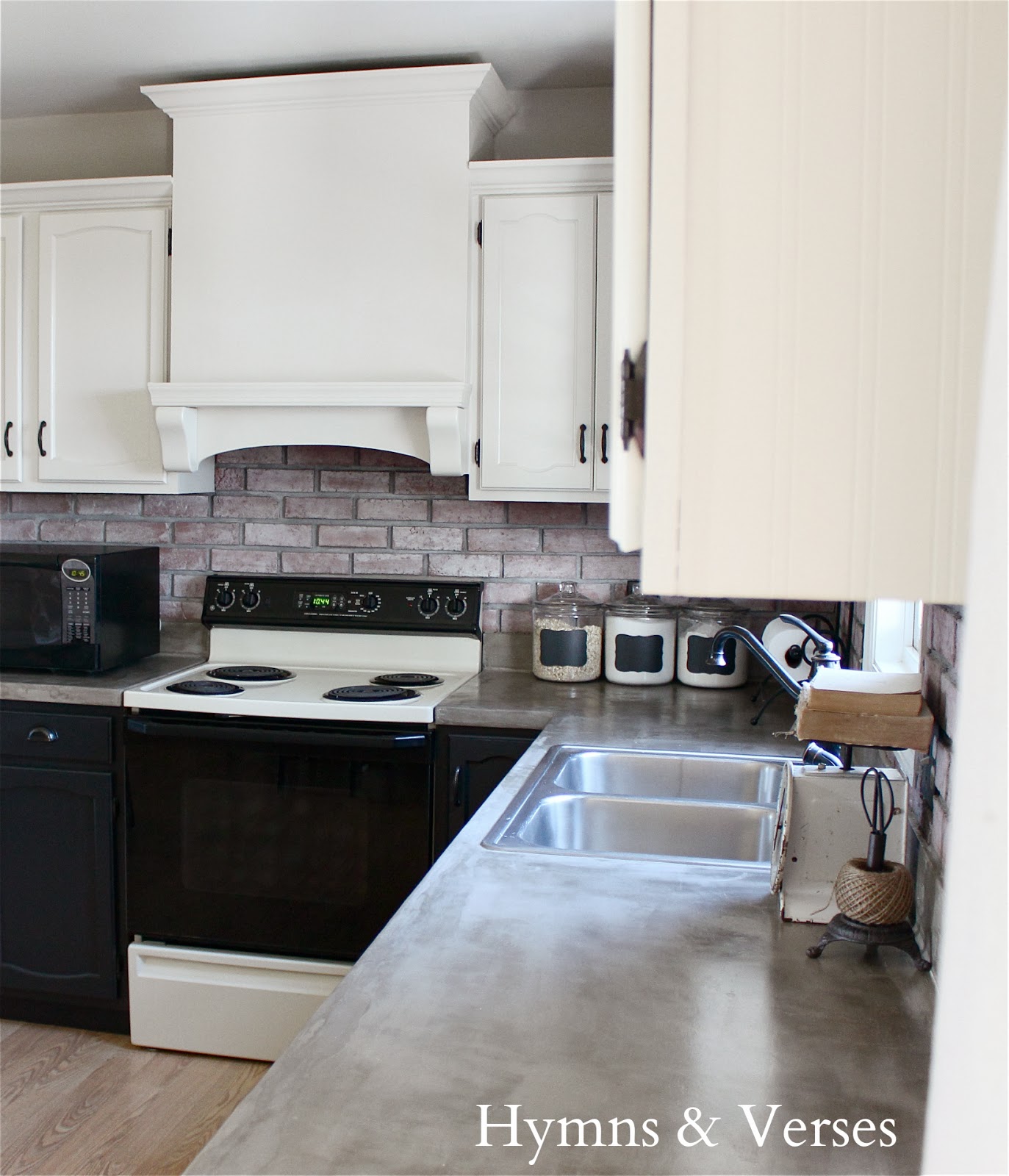 Our DIY Kitchen Makeover Hymns and Verses