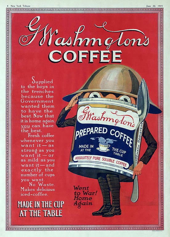 Washington fue… El inventor del café instantáneo CAFE DELICATESSEN