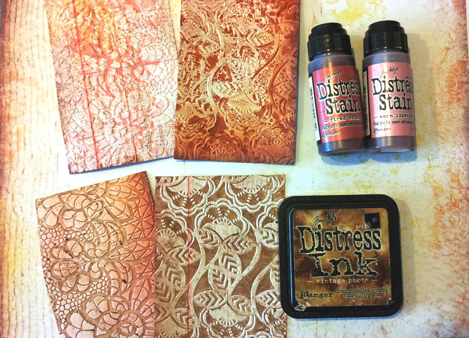 Crafting ideas from Sizzix UK Emboss it tags in ink!