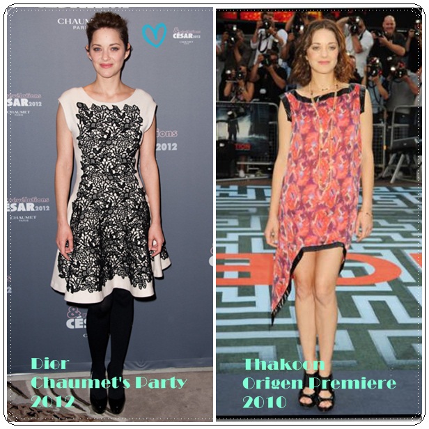 DOS VESTIDOS Y UNA SOLA MUJER: HOY, MARION COTILLARD. - You are the one