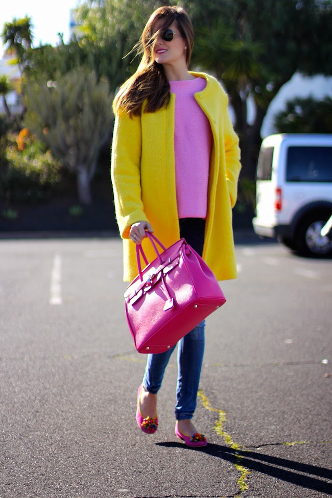 Marilyn's Closet FASHION BLOG Yellow Coat