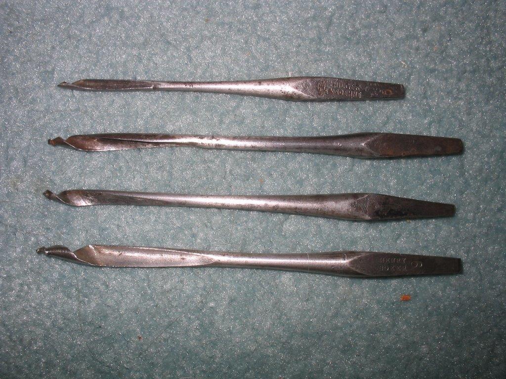 10 Old/Vintage Shell Bits Various Makes and Sizes 