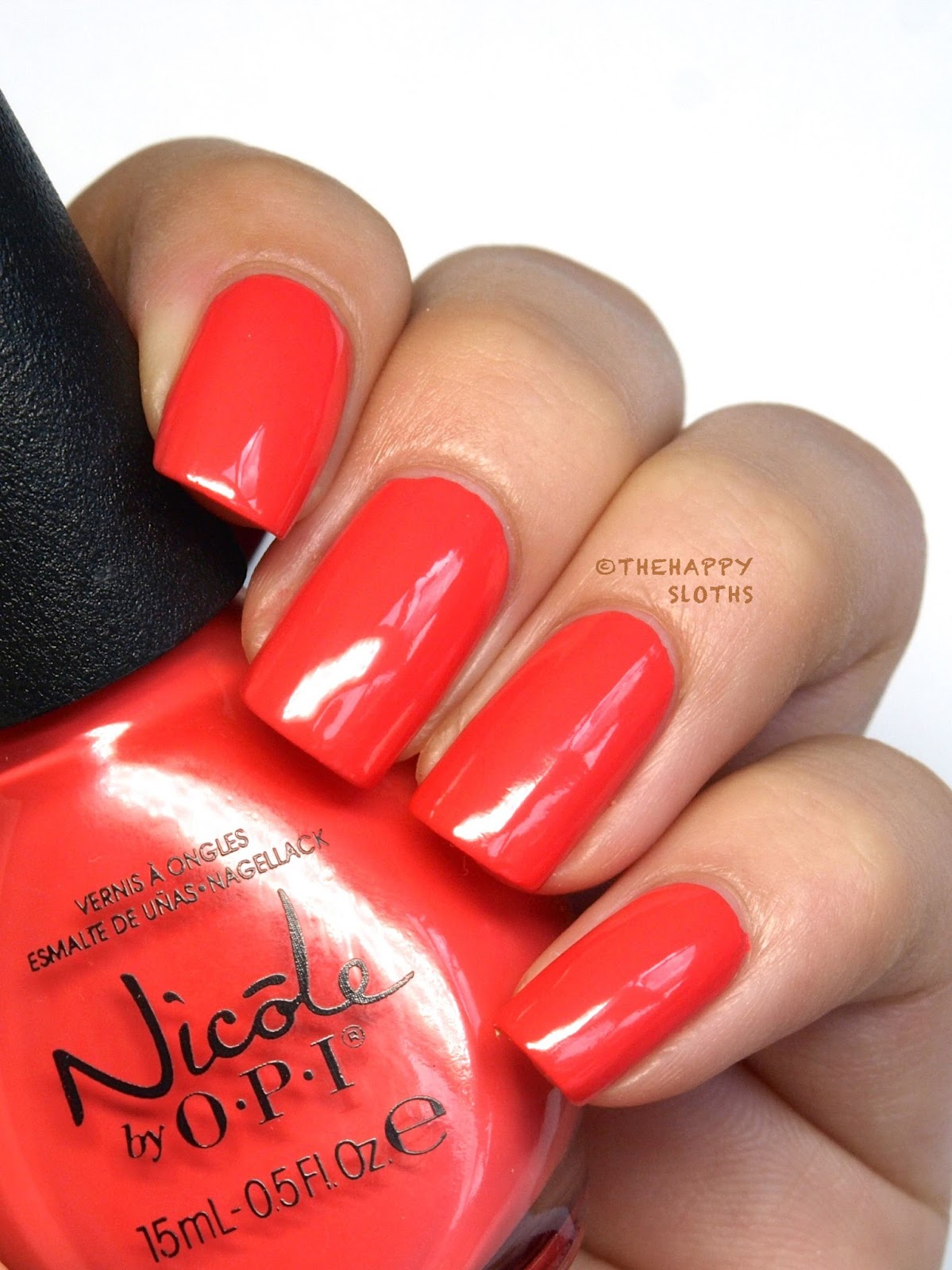 Nicole by OPI Seize the Day Summer 2014 Coral of the Story Review Swatch