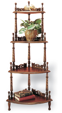 Estantería rinconera para espacios difíciles