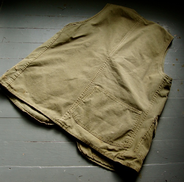RIVETED: 1930'S HUNTING CANVAS VEST part2