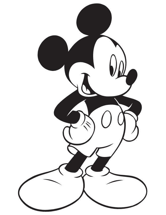 Coloring Pages: Mickey Mouse Coloring Pages Free and Printable