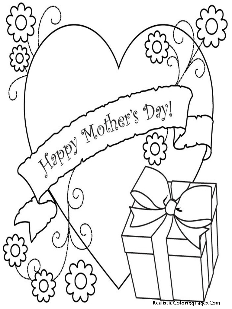 mothers day cards to color and print
