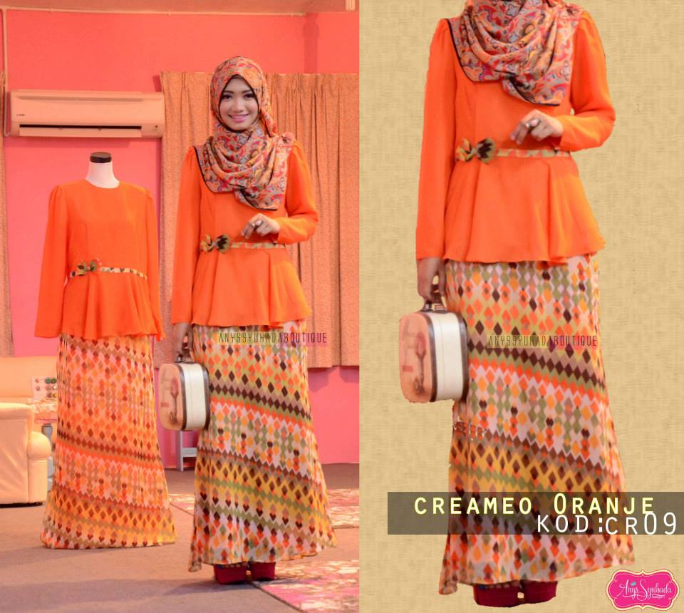 Fashion : Inspire new style baju raya / baju kurung 2013. *minniemouse