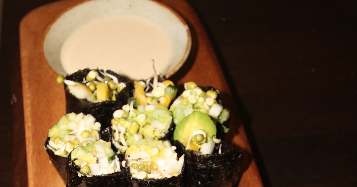 Green Urban Kitchen Raw Vegan Sprout Sushi