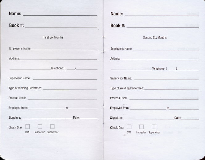 Ironworkers Local 396 Apprenticeship Weld Cert Renewal Information