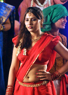 Actress Reshmi Red Saree Below Navel Show Photos
