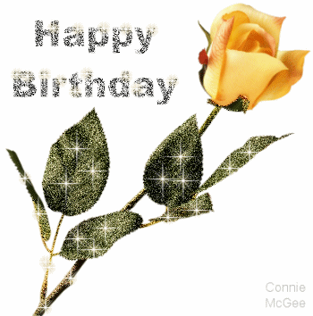 Поздравим нашу Неечку!  Happy+birthday+Animated+orkut+scraps+pics+glitter+graphics+yellow+flower