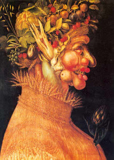 giuseppe archimboldo comida creativa creatividad alimentacion verdura fruta arte cinquecento oleo lienzo pintura