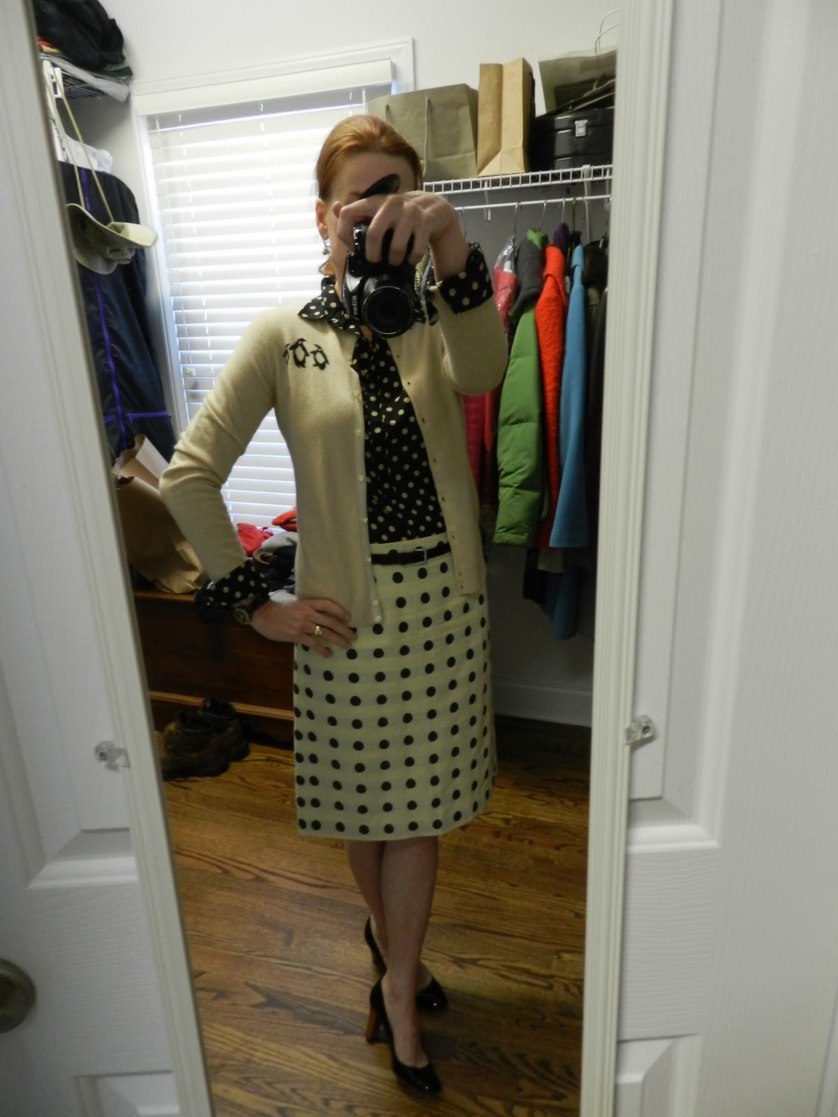 TWEED AND TOILE Review J Crew PolkaDot Popover