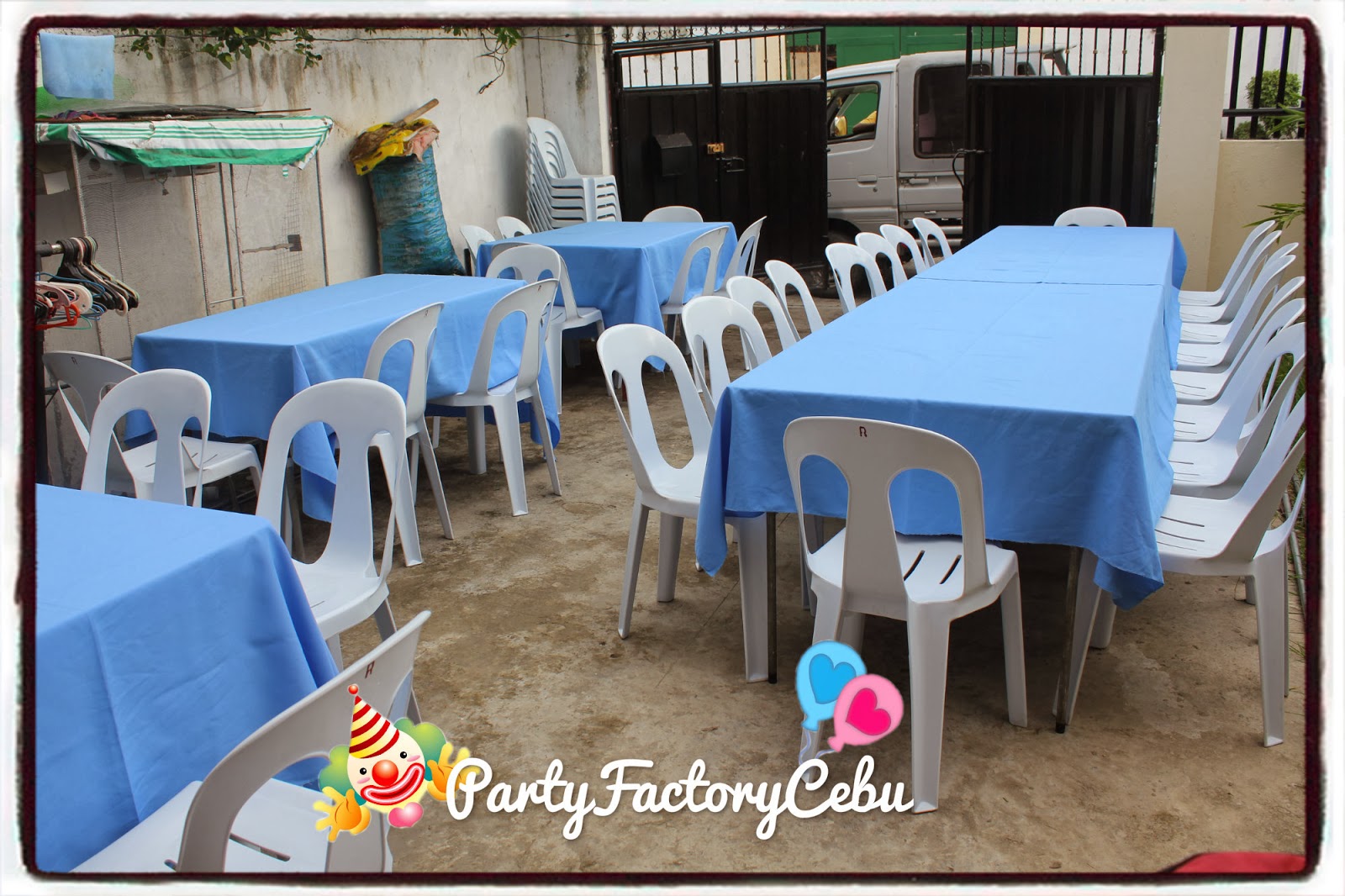 to PartyFactory Cebu TABLE SETUP