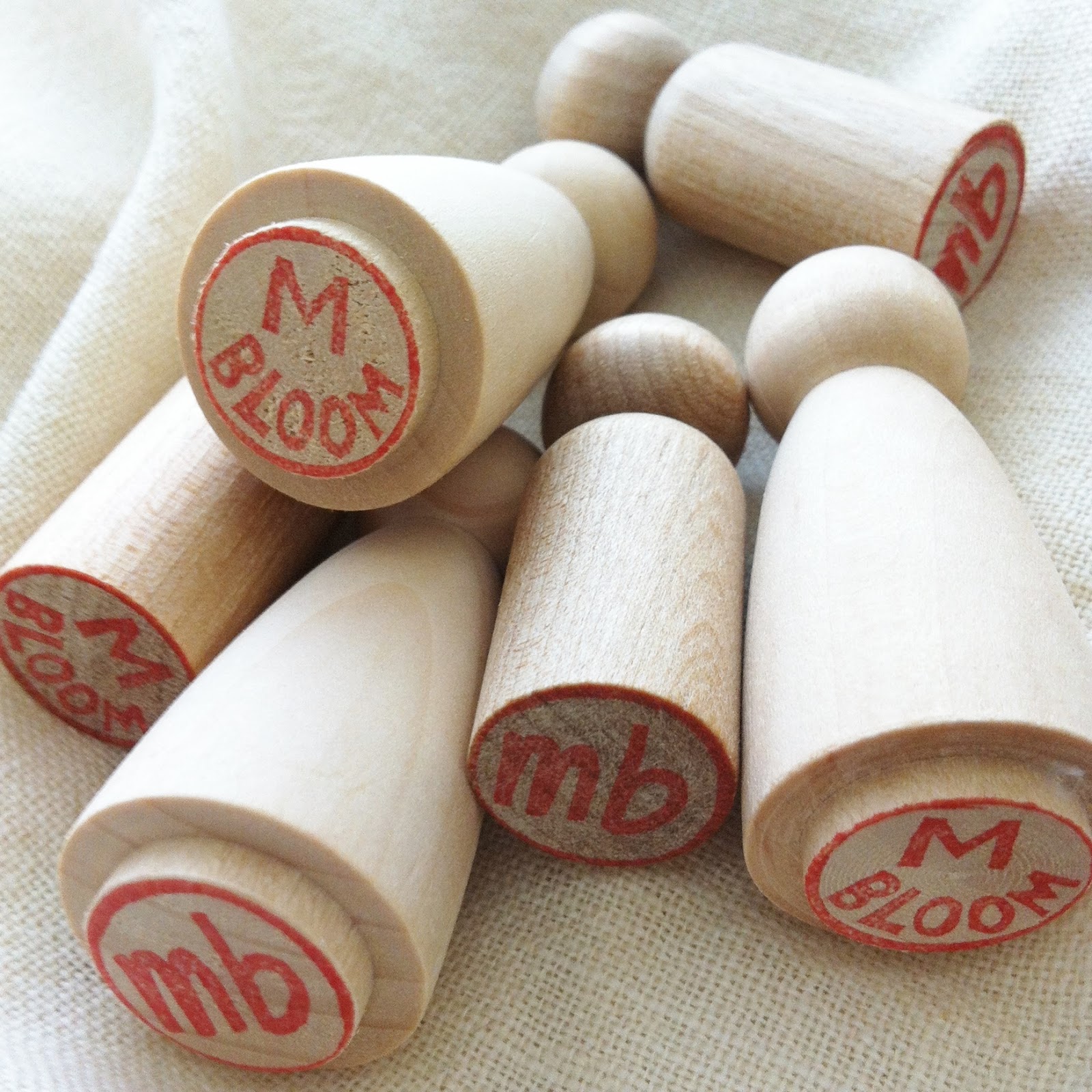 we bloom here Japanese Inkan Stamps