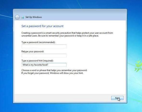cara instal windows 7 memasukan password