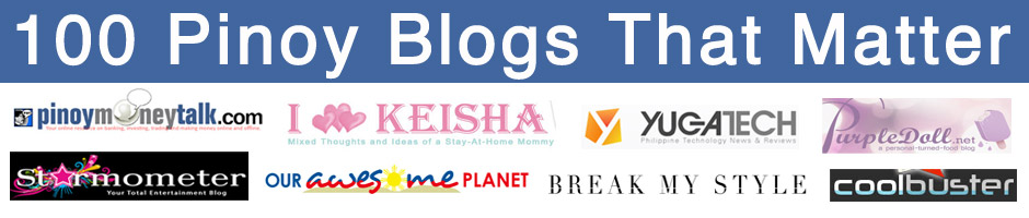 100 Pinoy Blogs that Matter