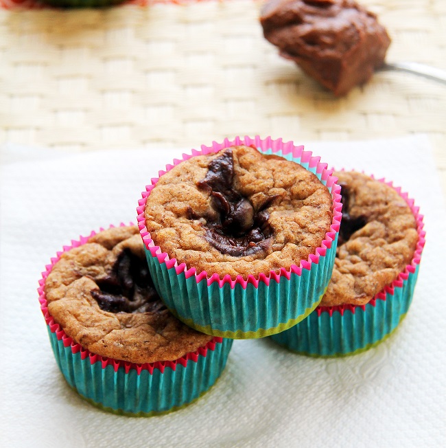 Mix it Up Nutella Swirl Banana Muffins