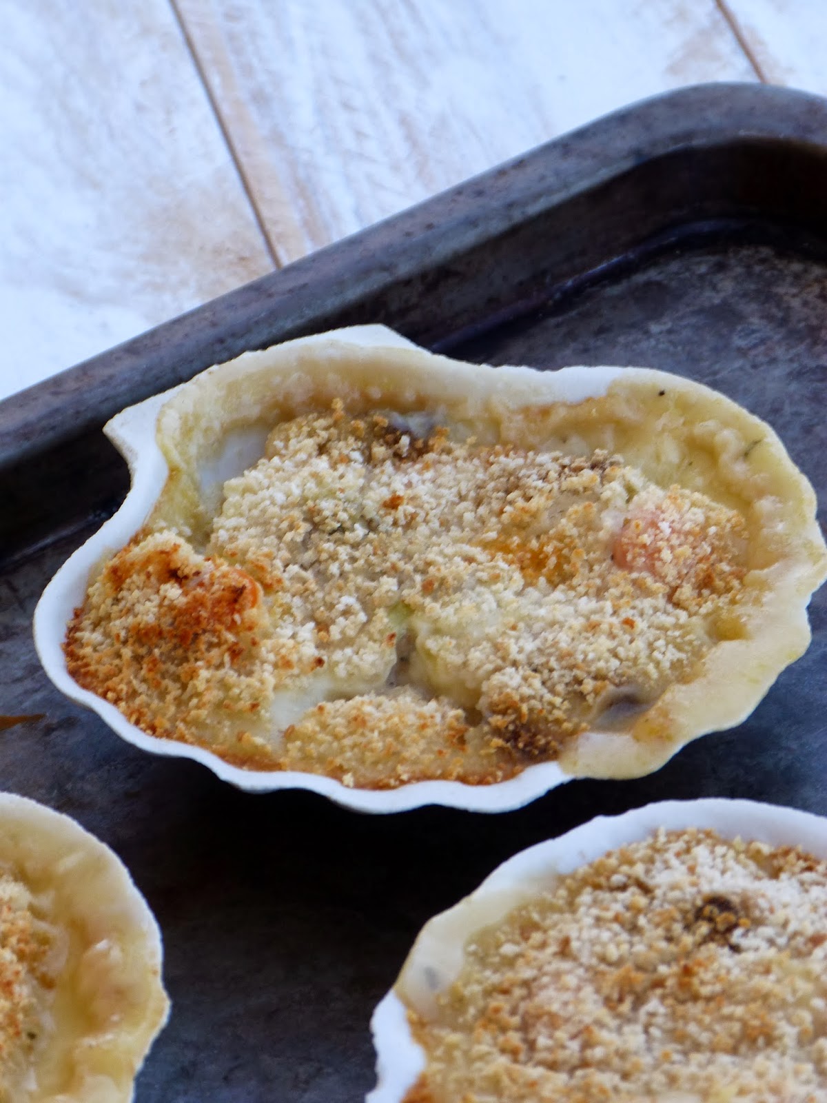 Chic, Chic, Chocolat... Coquilles saintJacques gratinées