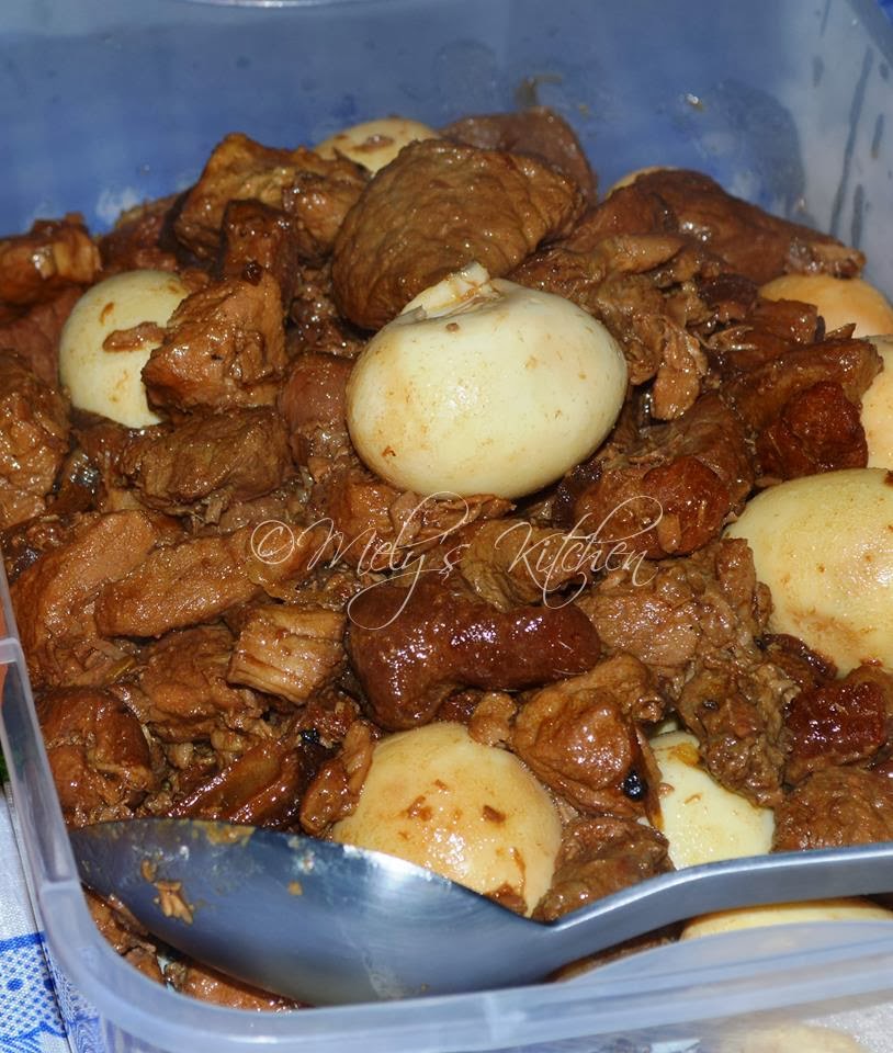 Mely's kitchen Pork Adobo With Egg