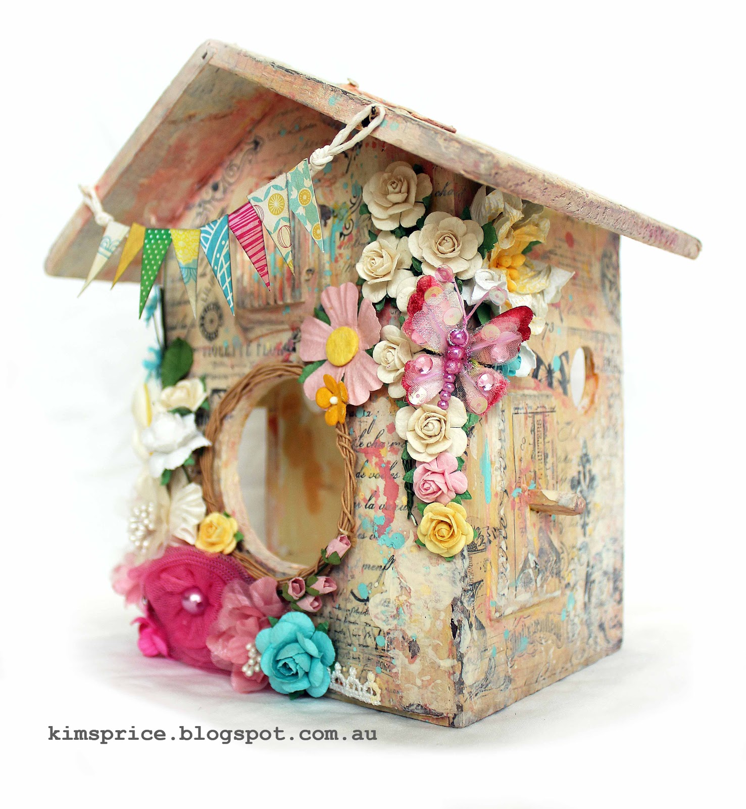 Green Tara Cuckoo Clock, A Layout and A Tag! By Kim Price