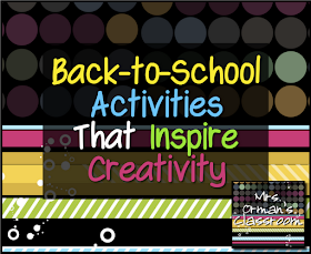 Back-to-School Activities to Inspire Creativity from http://www.traceeorman.com/2012/07/back-to-school-activities-to-inspire.html
