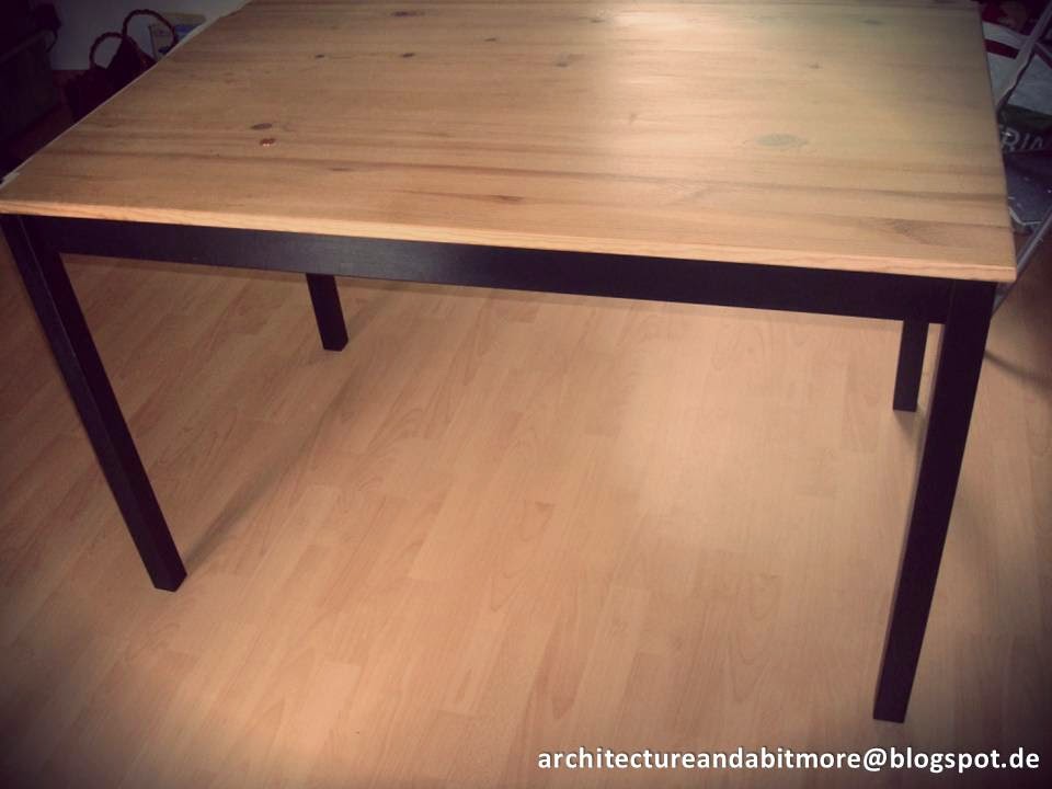 industrial dining table from a simple ikea table ikea hackers ikea hackers industrial dining table from a simple ikea table ikea hackers ikea hackers