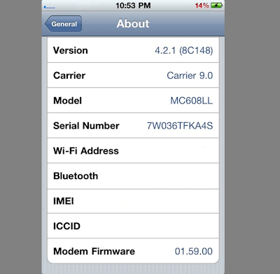 iPhone 4 to firmware 4.2.1