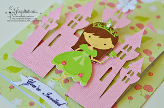 disney princess castle invitations