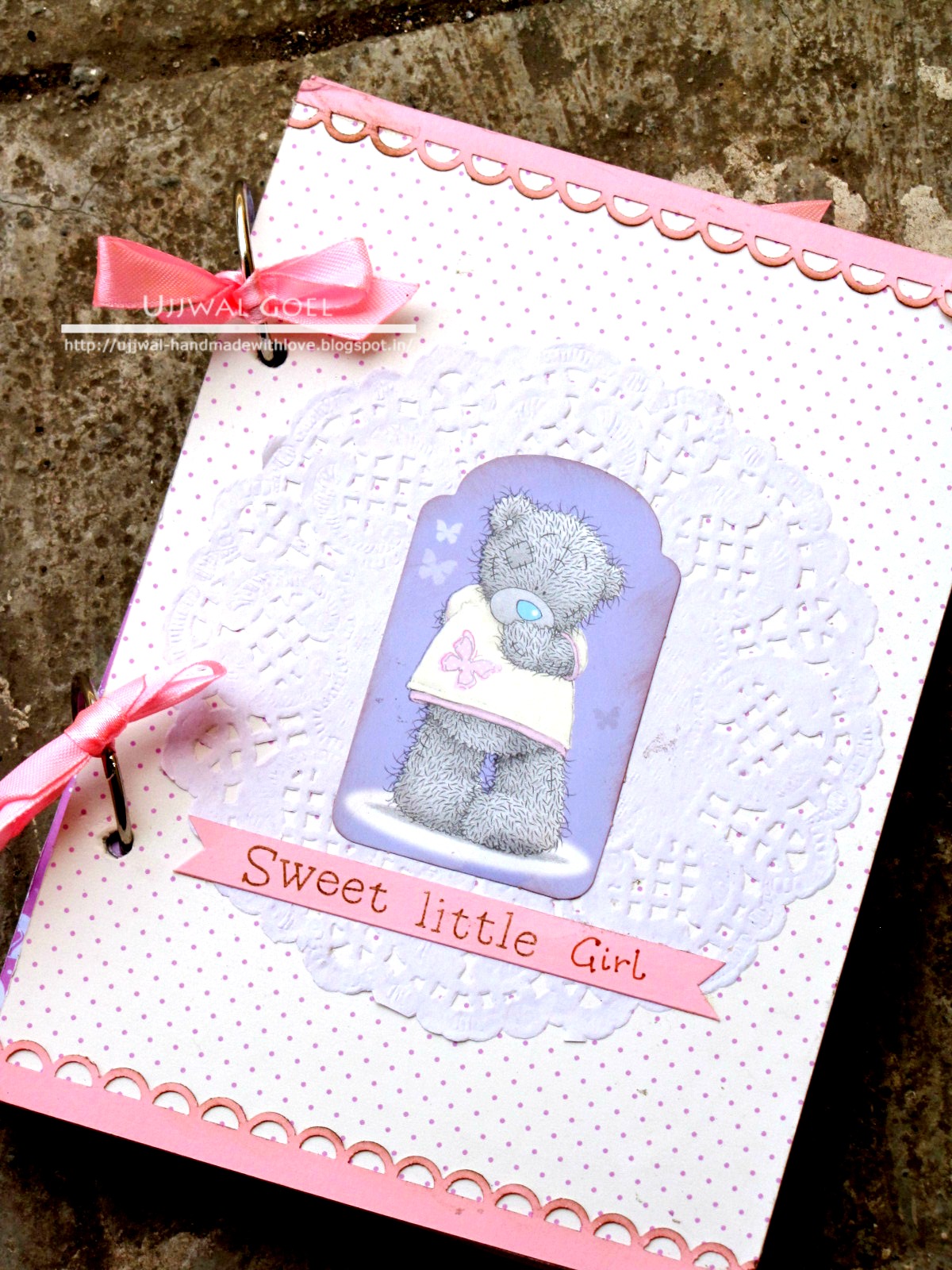 baby girl album record book handmade with love photo albums for baby girl