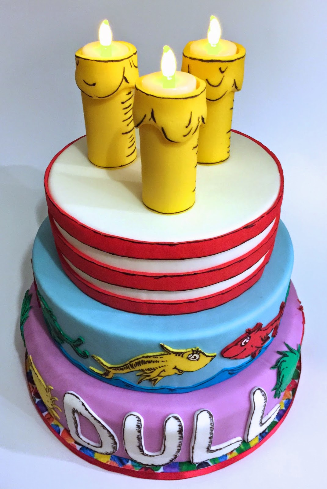 Elaine's Sweet Life Dr Seuss Themed Dummy Cake