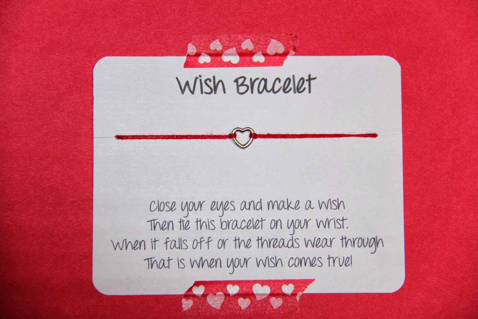 Sometimes Creative Valentine Wish Bracelet