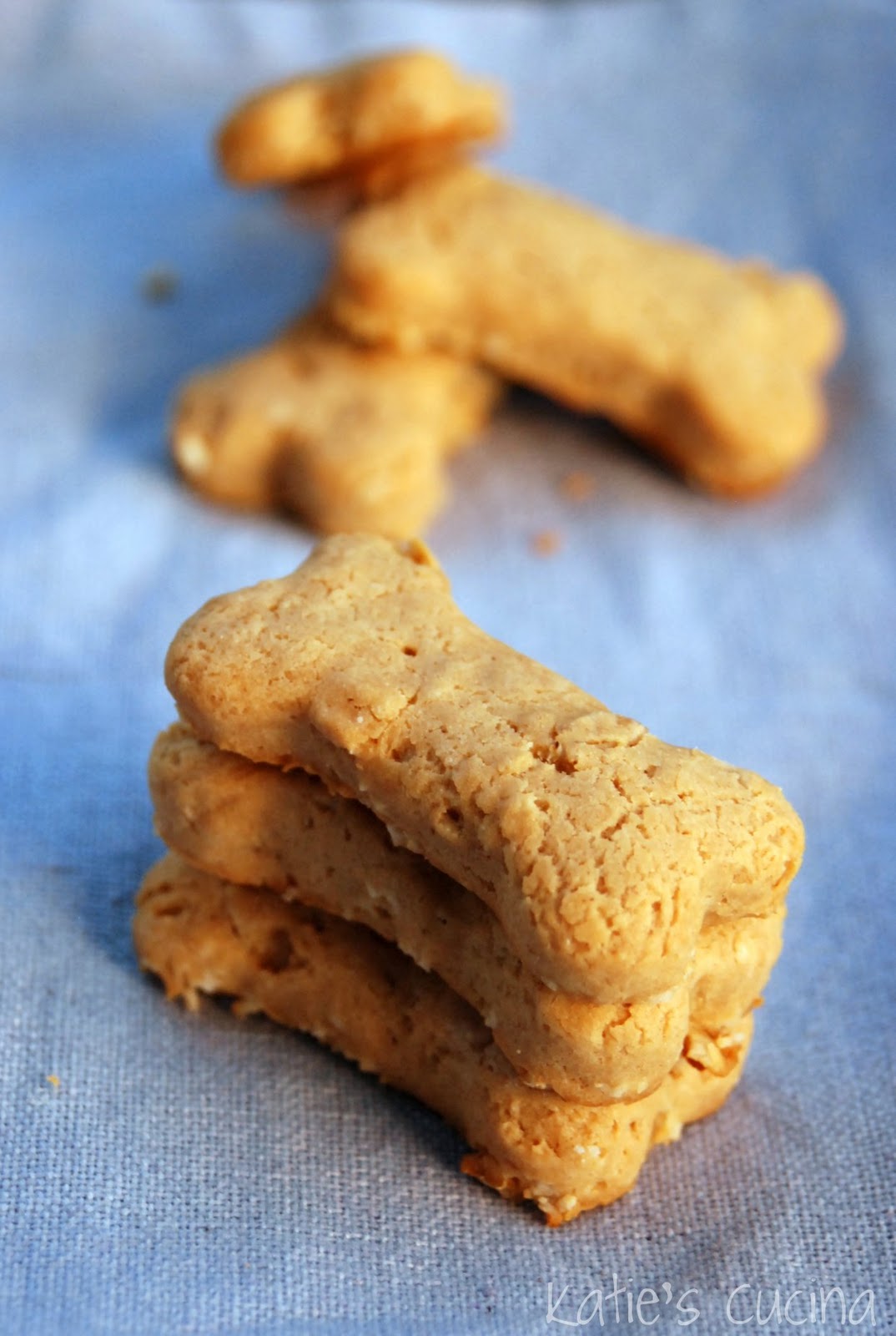 Peanut Butter Dog Biscuits - Katie's Cucina