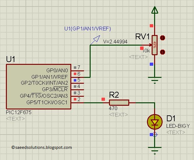 PIC12F675 Comparator Code + Proteus Simulation Saeed's Blog