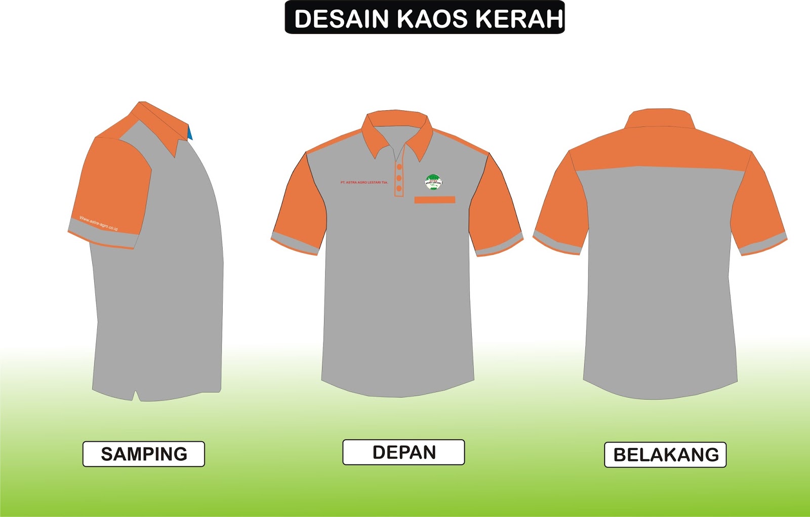 Design Graphics with Corel Draw Desain Kaos kerah dan Kemeja dengan
