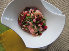Beet White Corn and Water Chestnut Salad