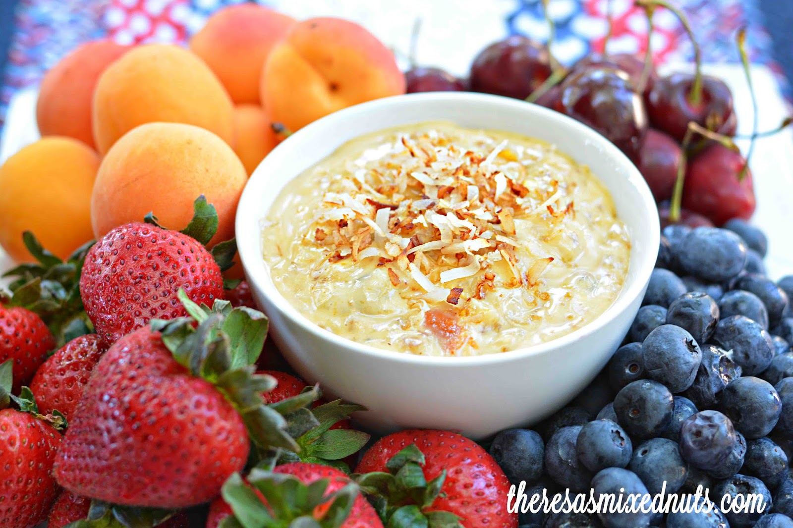 Theresa's Mixed Nuts Apricot Fruit Dip