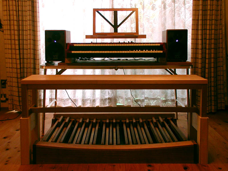 木工ブログ 足鍵盤付きオルガン 仮設