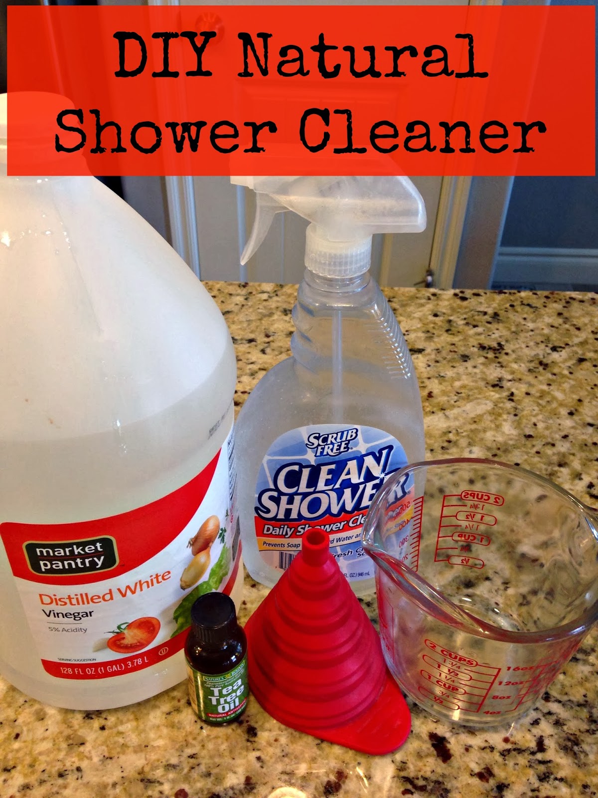 The Healthy Sooner DIY Natural Daily Shower Cleaner