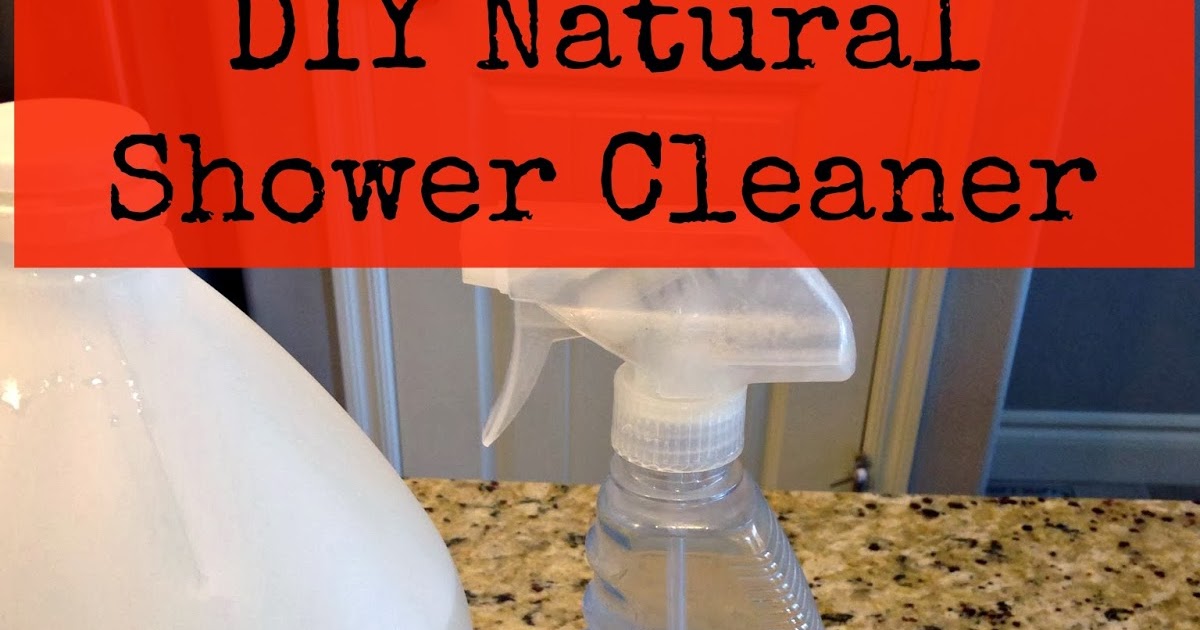 The Healthy Sooner DIY Natural Daily Shower Cleaner