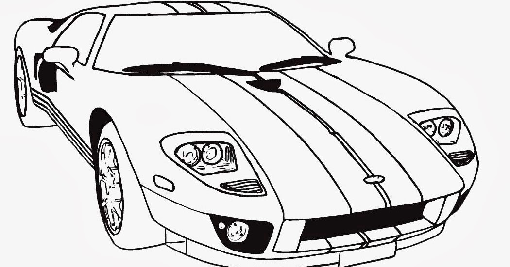 race car coloring pages for kids | FCP