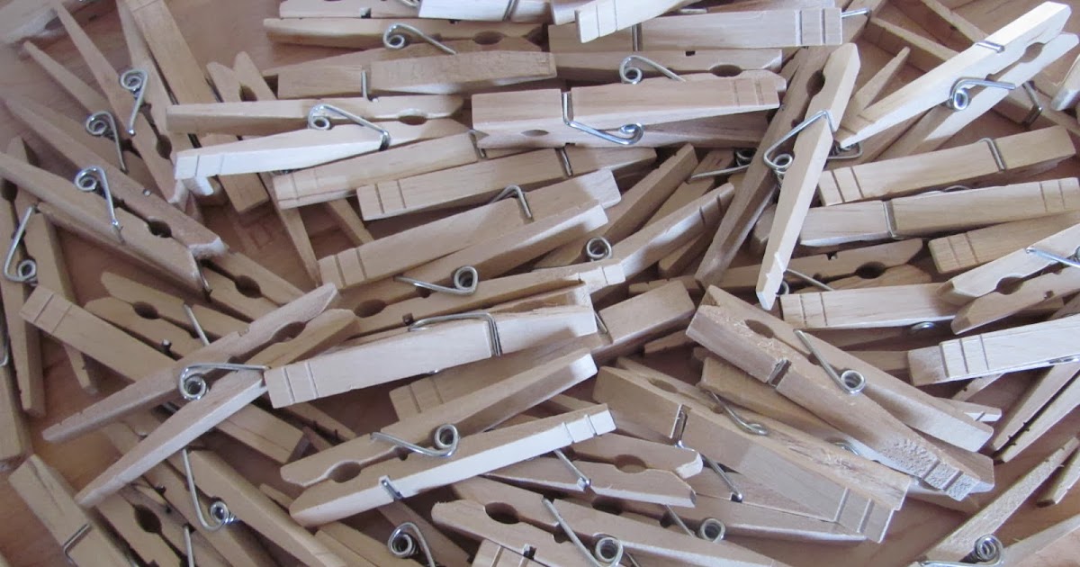 Cottage Homestead Heavy Duty Clothespins and a Heavy Duty Clothespin