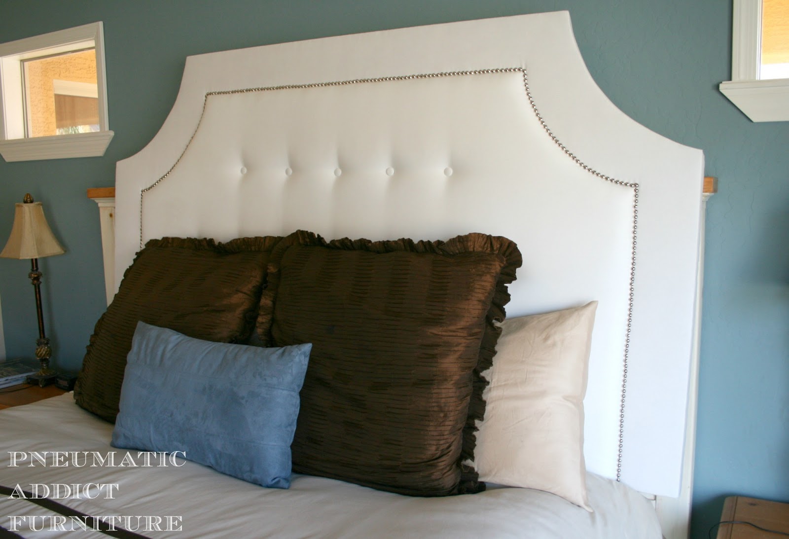 A Different Headboard Tufted the EASY Way Pneumatic Addict