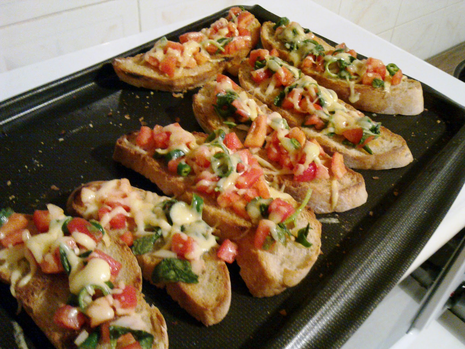 Happy Baking Bruschetta Bread from scratch