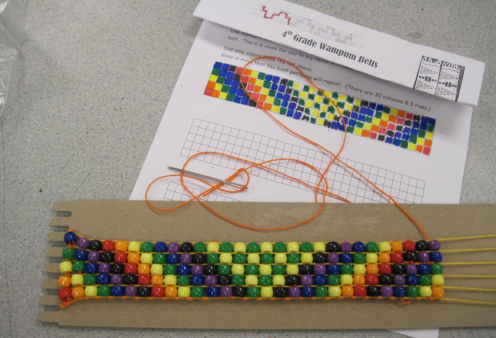 There's a Dragon in my Art Room A new batch of Wampum Belts!