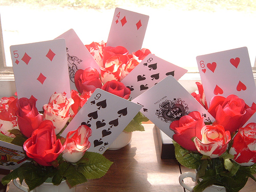 For Alice In Wonderland themed events utilize playing cards For Alice In Wonderland themed events utilize playing cards